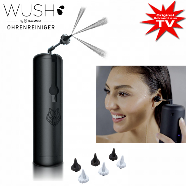 Wush ear cleaner the water-powered and safe ear shower