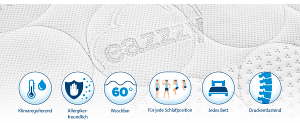 eazzzy Topper Royal Hybrid - 2in1 Wende-Topper