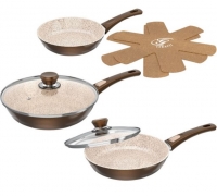 Genius Cerafit Granit - Pfannen, Set 7tlg.