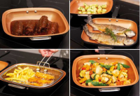 Livington Black Doubletta Deluxe without glass lid