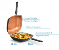 Livington Black Doubletta Deluxe without glass lid