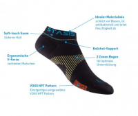 Neuro Socks Athletic NoShow noir - taille XL
