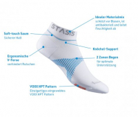 Neuro Socks Athletic NoShow Blanc - Taille XL