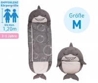 Happy Nappers Kuscheltier Schlafsack - Hai Grösse M