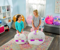 Sac de couchage en peluche Happy Nappers - Licorne Rose Taille L