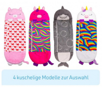 Happy Nappers Kuscheltier Schlafsack - Einhorn Weiss Grösse L