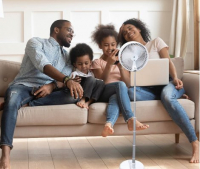 Livington Fold & Cold Extendable Battery Fan