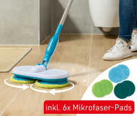 Hurricane Floating Mop Akku-Mop mit Doppel-Rotation