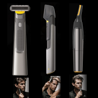 MicroTouch Titanium Trimer Megaset - 3 appareils pour tous les poils