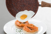 Livington Copper & Stone Pan 24cm - Structure robuste à 7 couches