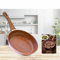 Livington Copper & Stone Pan 28cm - Structure robuste à 7 couches