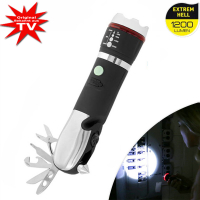 Panta Safe Guard LED Taschenlampe + Multi-Tool + Notfallhilfe