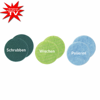 6x Ersatztücher zum Hurricane Floating Mop