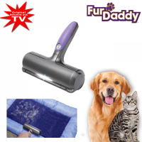 Brosse à poils danimaux Fur Daddy avec technologie micro-sonique Fonctionne avec des piles
