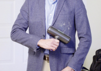 Brosse à poils danimaux Fur Daddy avec technologie micro-sonique Fonctionne avec des piles