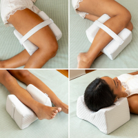 InnovaGoods Lerellow Beinkissen mit Befestigungsband – Ergonomischer Schlafkomfort für Seitenschläfer