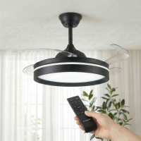 InnovaGoods Deckenventilator mit LED-Licht & 4 einziehbaren Flügeln – Luxus-Komfort für Ihr Zuhause