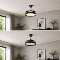 InnovaGoods Deckenventilator mit LED-Licht & 4 einziehbaren Flügeln – Luxus-Komfort für Ihr Zuhause