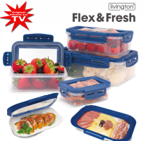 Livington Flex&Fresh 8er-Megaset Frischhaltedosen