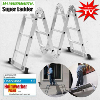 Hammersmith Super Ladder 8in1 Deluxe Multifunktionsleiter inkl. Zubehör