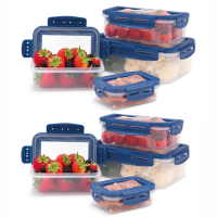 Livington Flex&Fresh Boîtes fraîcheur, set de 8 pièces