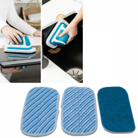 Livington MultiScrubber Pads Lot de 3 microfibres et nylon