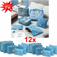 Ordnungsbeutel für Koffer 12tlg. für Kleidung und Accessoires
