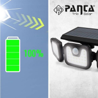 Panta TrioSolar LED Outdoor-Solarlampe mit Bewegungsmelder