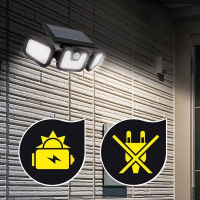 Panta TrioSolar LED Outdoor-Solarlampe mit Bewegungsmelder