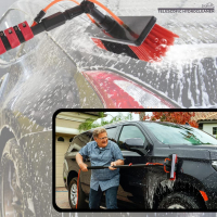 Starlyf Telescopic Hydrocleaner - Teleskop-Waschbürste mit Schaum- und Wasseranschluss