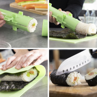 InnovaGoods Suzooka Sushi-Set mit Rezepten – Perfekte Sushi-Rollen im Handumdrehen