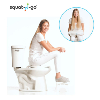 Squat-n-Go Toilettenhocker klappbar - für die richtige Sitzposition auf der Toilette