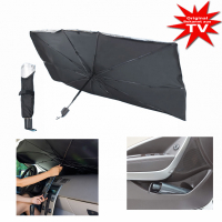 Car sunshade for the windscreen immediately UV and heat protection