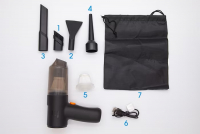 Livington PocketVac Akku 2in1 Handstaubsauger mit Gebläsefunktion