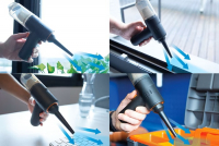 Livington PocketVac Akku 2in1 Handstaubsauger mit Gebläsefunktion